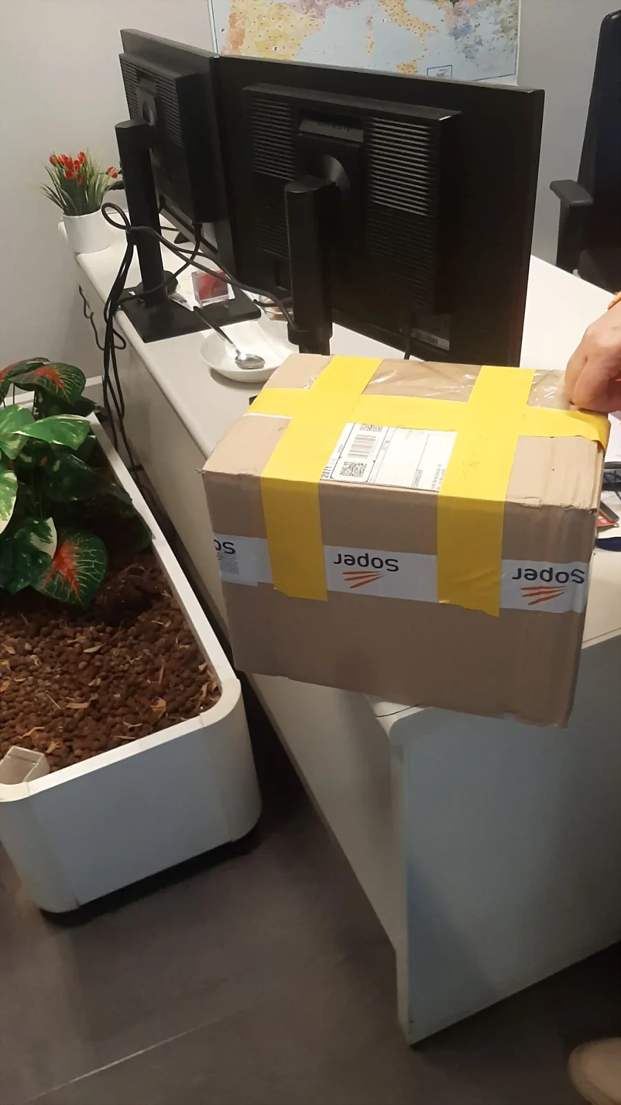 Livraison d'un petit au colis rapidement